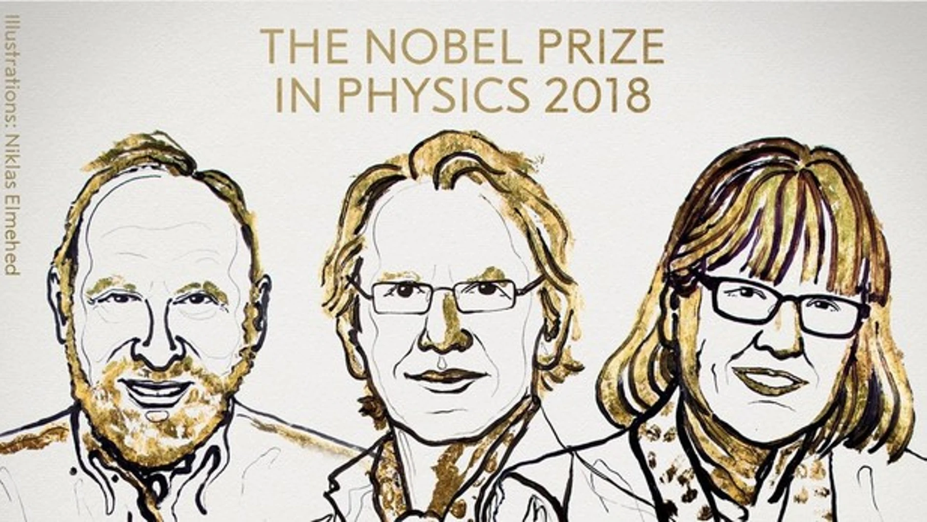Imagen de los premios Nobel de Física