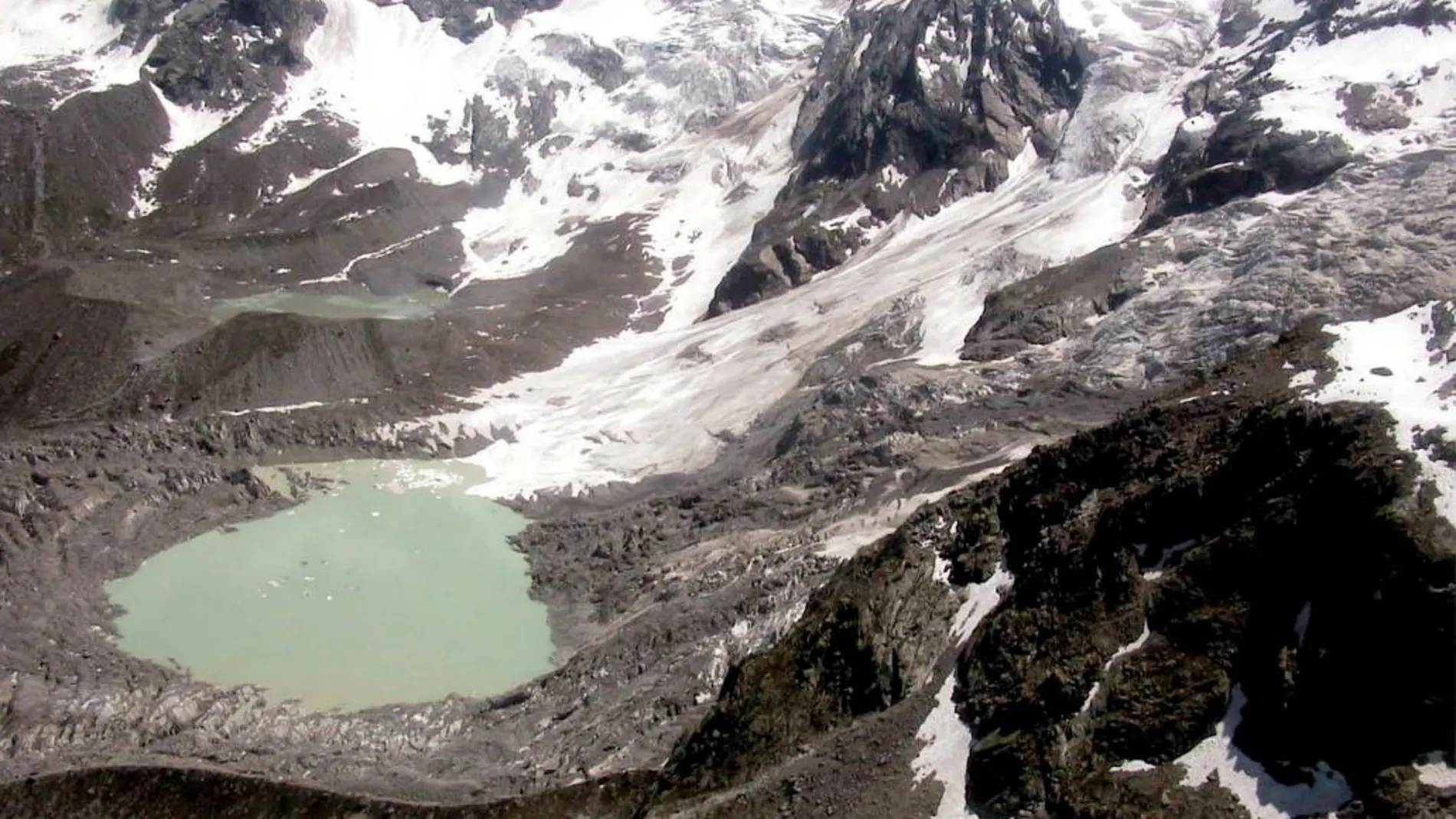 La cadena montañosa Montes Rosa, en los Alpes, donde ha ocurrido el acccidente