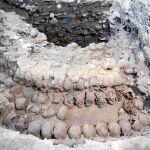 Las excavaciones han sacado a la luz vestigios de antiguos sacrificios rituales