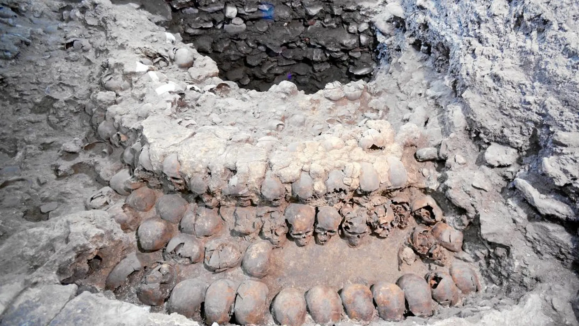 Las excavaciones han sacado a la luz vestigios de antiguos sacrificios rituales