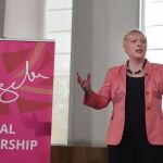 Fotografía de archivo del 11 de julio de 2016 que muestra a la diputada laborista Angela Eagle