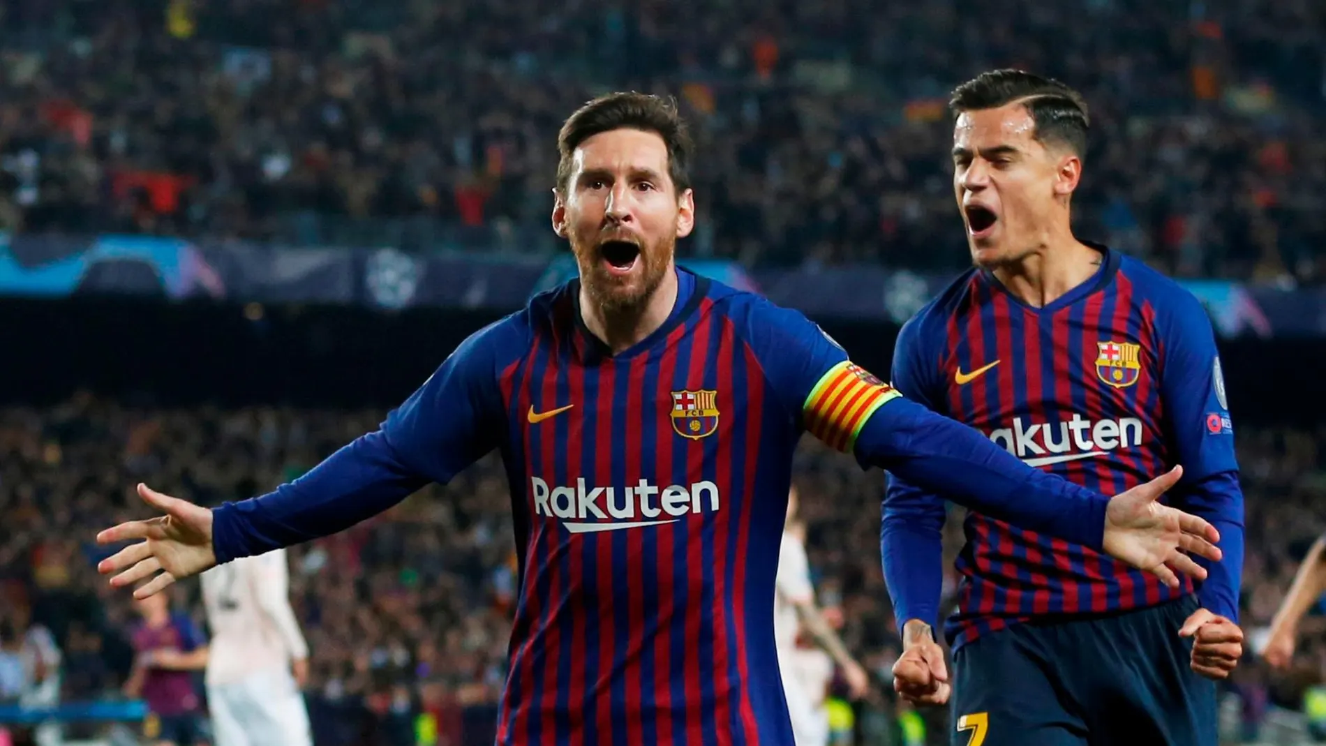 Messi celebra un gol. Foto: Reuters