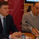 El presidente Francisco Vázquez y el diputado De Vicente explican el proyecto