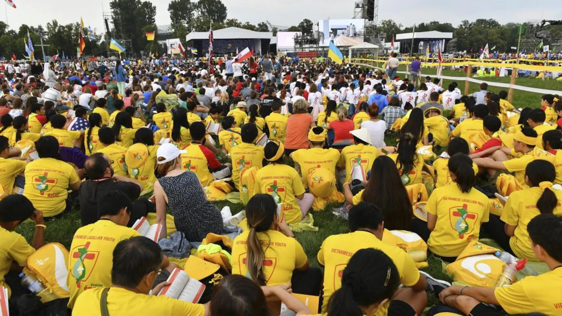 Santa misa inaugural de la XXXI Jornada Mundial de la Juventud (JMJ) en Cracovia, Polonia, 26 de julio de 2016.