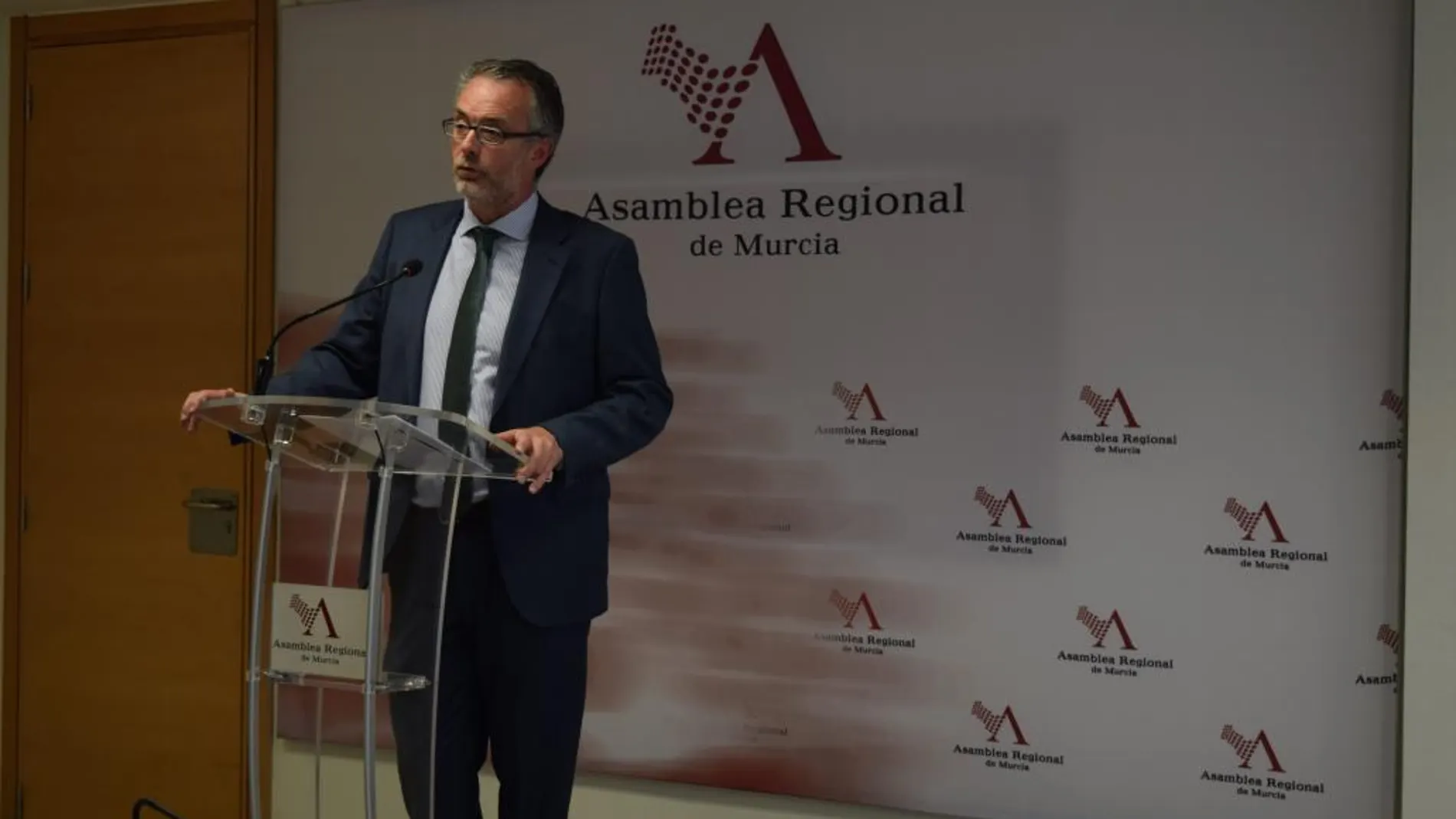 El diputado regional del PP y presidente de la Comisión de Economía, Domingo Segado, ayer