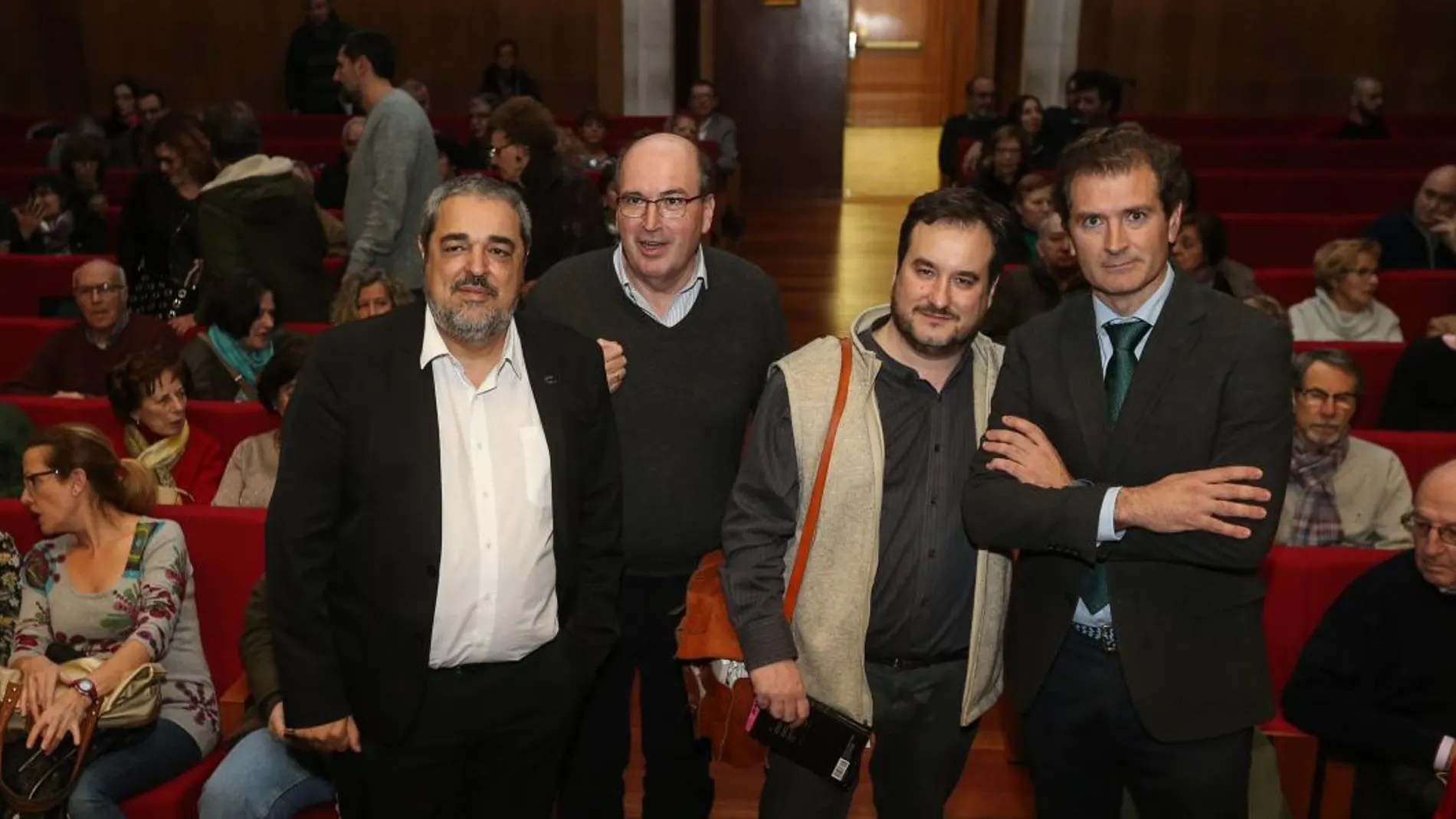 Carlos Aganzo, José Ramón González, José María Antolin y Fernando Conde