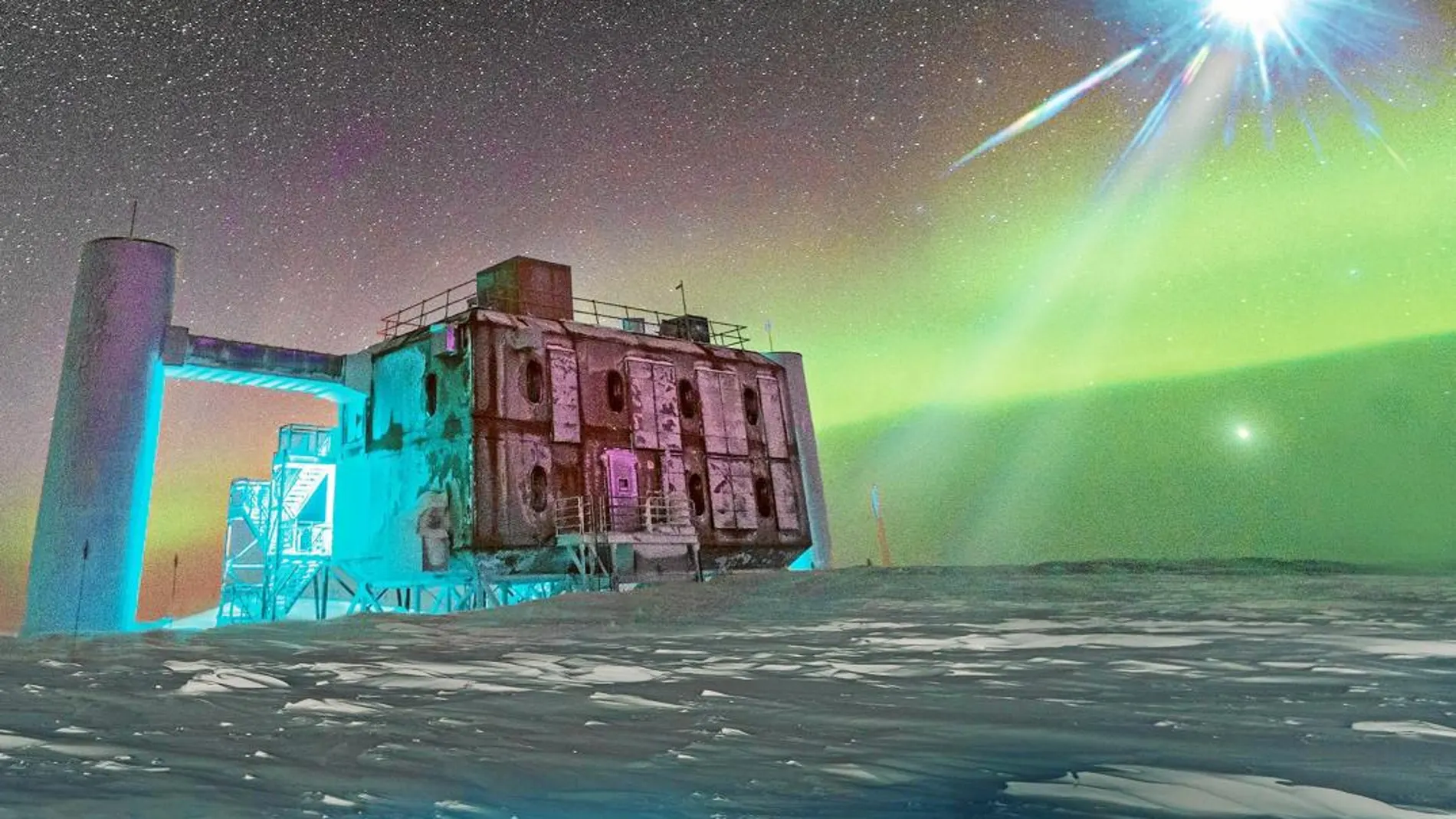 El hallazgo ha sido posible gracias a un observatorio llamado IceCube, situado en las cercanías del Polo Sur