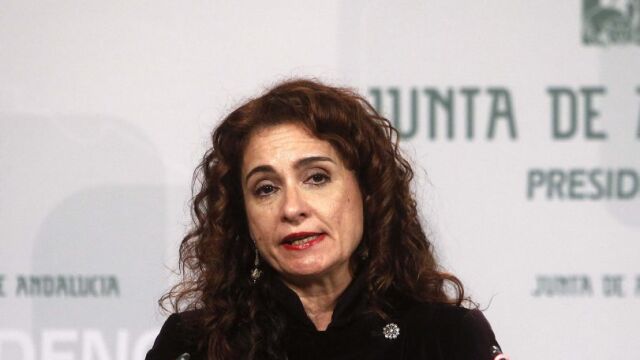 La consejera María Jesús Montero
