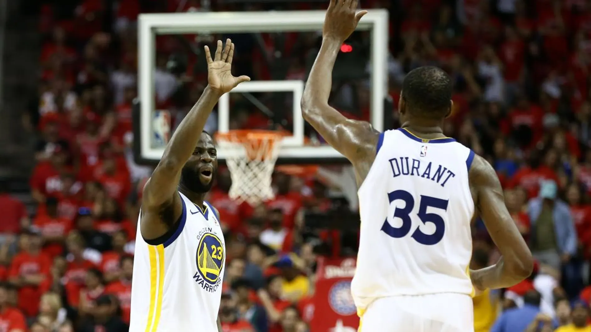 Draymond Green y Kevin Durant. USA Today