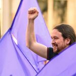 El secretario general de Podemos, Pablo Iglesias