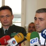 Xavier Gámez (derecha), comisario de los Mossos d'Esquadra