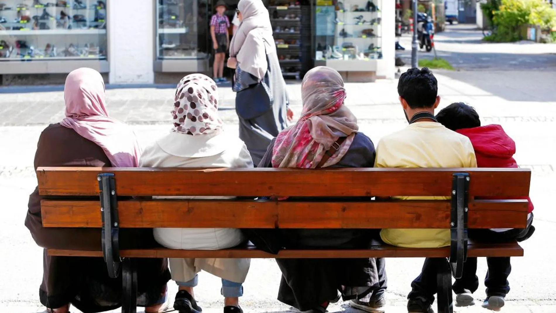 Un grupo de mujeres musulmanas visitan la ciudad alemana de Garmisch-Par tenkirchen, situada en el Estado de Baviera. En Alemania viven seis millones de musulmanes
