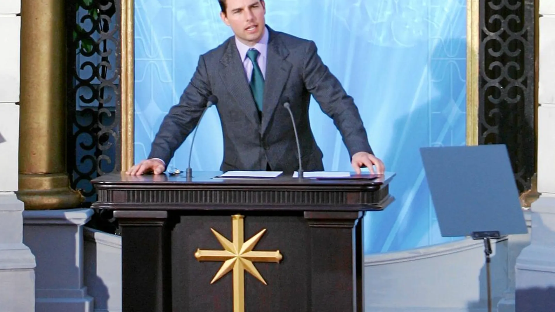Tom Cruise, durante la presentación de la Iglesia de la Cienciología en España
