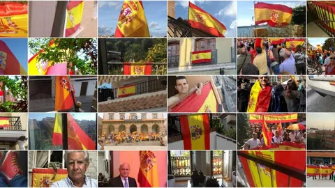 Algunas de las imágenes que los lectores de LA RAZÓN han subido a las redes sociales