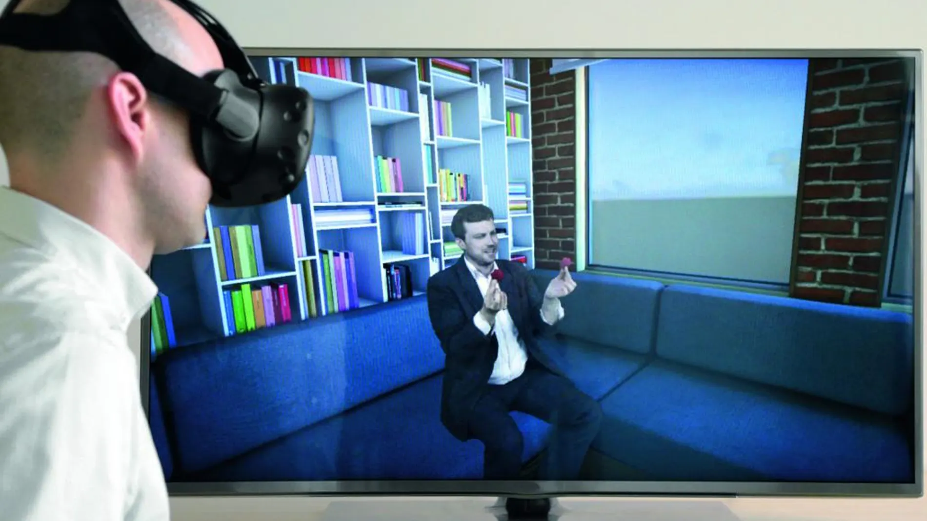 Una videoconferencia en 3D