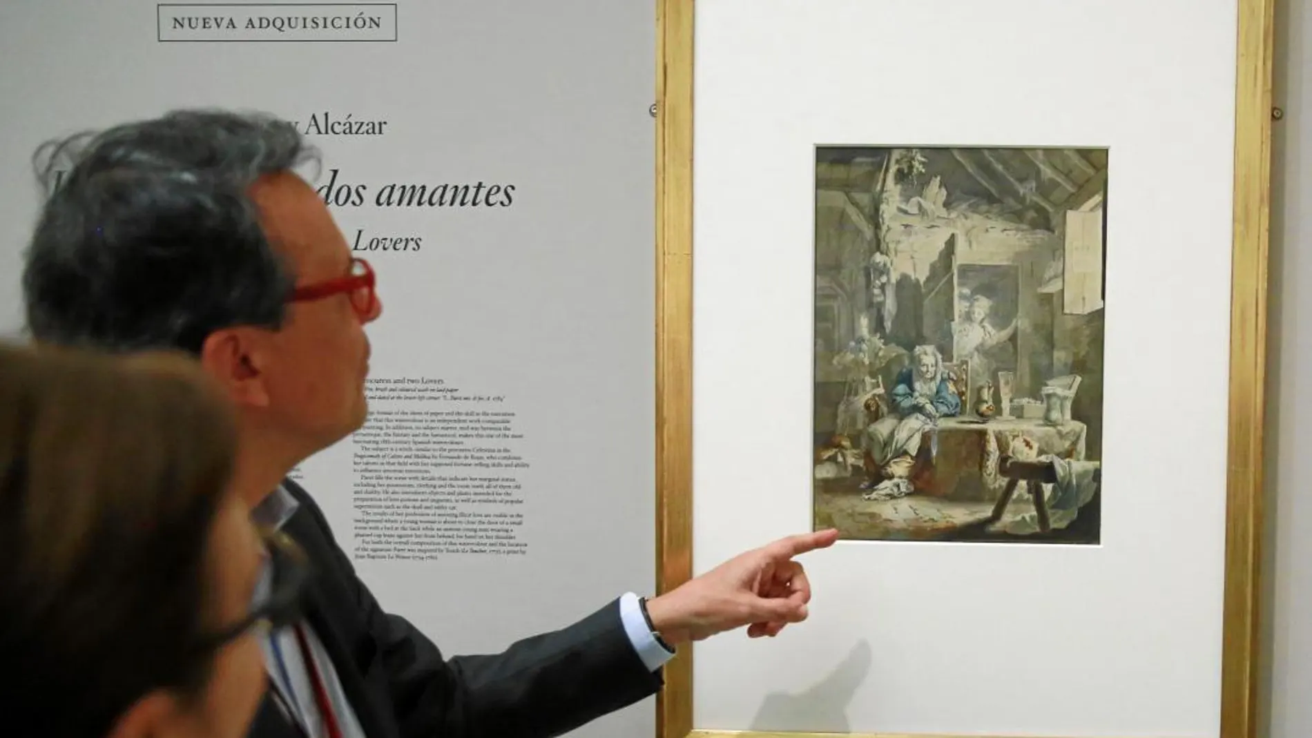 La acuarela «Una celestina y dos amantes» ha sido adquirida por el Prado