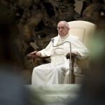 Francisco durante la Audiencia General en el Vaticano