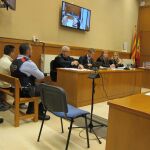 El acusado durante el juicio