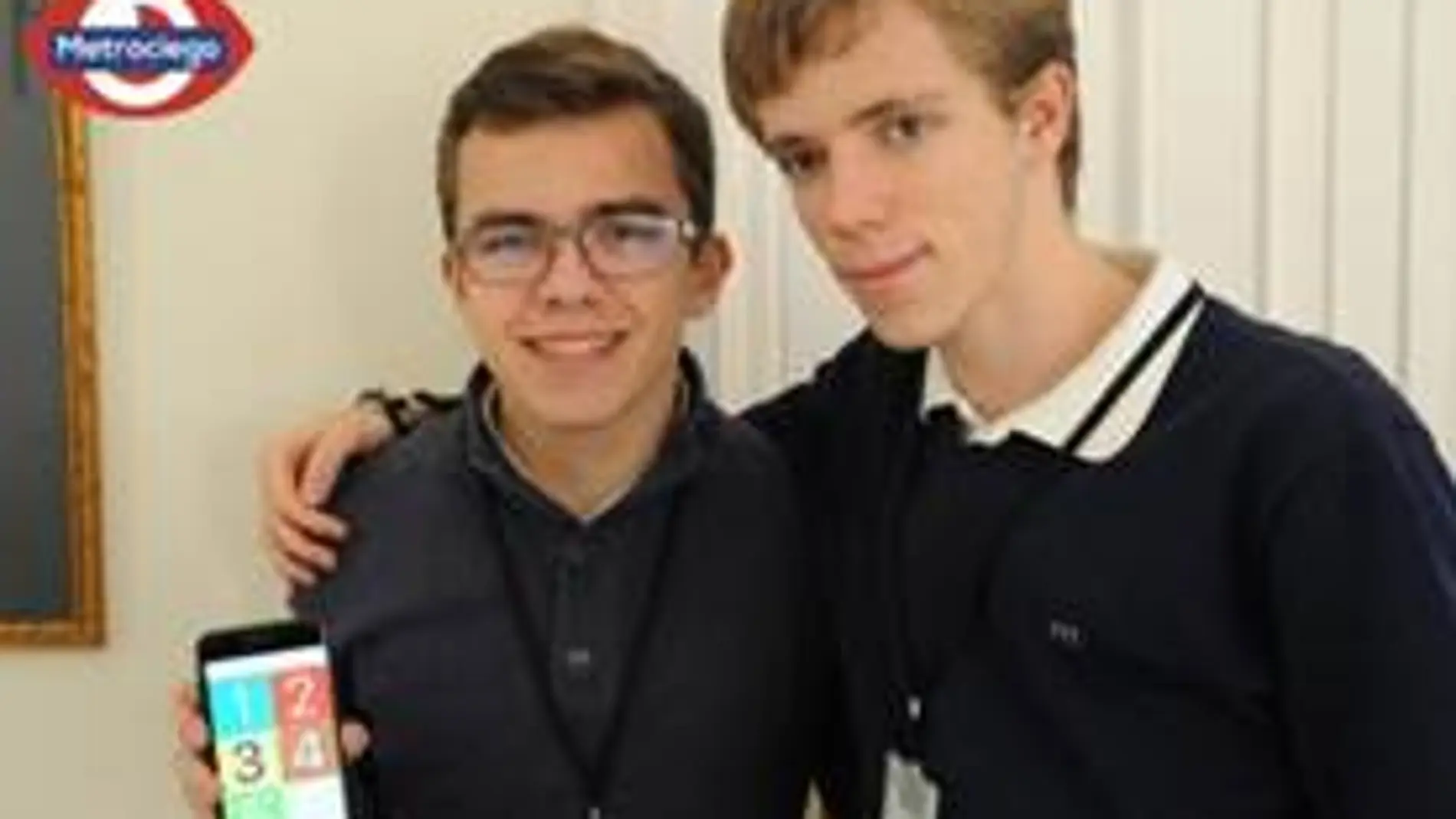 Gonzalo Fuentes y Miguel Coello, los dos jóvenes emprendedores creadores de Metrociego