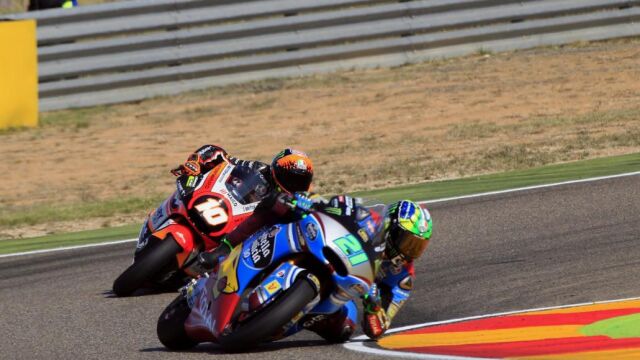 El piloto italiano Franco Morbidelli impuso su ley sobre el asfalto
