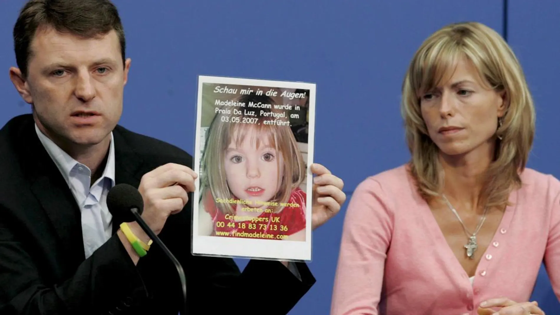 Fotografía de archivo del 6 de junio del 2007 de Kate y Gerry McCann, padres de Madeleine que desapareció cuando estaban de vacaciones en Portugal el 3 de mayo del 2007