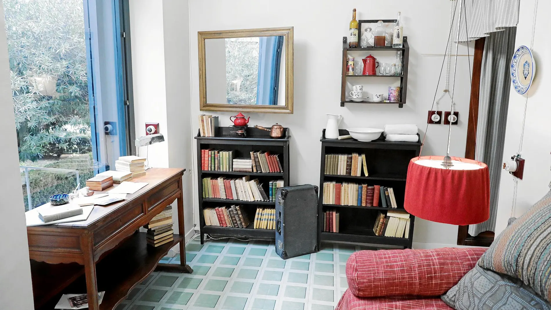Recreación de la habitación de Federico García Lorca en la Residencia de Estudiantes de Madrid