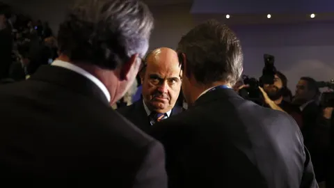 El ministro de Economía, Luis de Guindos, ayer