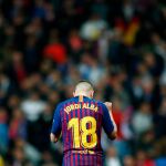 Jordi Alba celebra el triunfo del Barcelona en el Bernabéu en las semifinales de la Copa