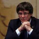 El presidente de la Generalitat, Carles Puigdemont