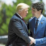 Donald Trump consigue disuadir al primer ministro canadiense, Justin Trudeau, para unirse al TLC firmado con México hace un mes