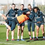 Lucas Vázquez, en una mañana en Valdebebas. El canterano es uno de los jugadores preferidos de Solari