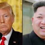 Donald Trump y Kim Jong-un, líderes de EEUU y Corea del Norte