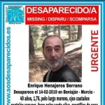 Buscan a un hombre de 49 años desaparecido en Beniaján