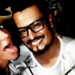 El empresario Raúl Velaztiqui Duarte junto a Natacha Jaitt / Twitter