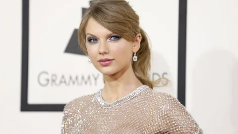 Taylor Swift durante una entrega de premios