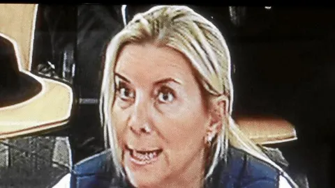 Isabel Jordán, ayer, en el juicio
