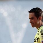 Contador durante la presentación de los equipos participantes en la 71ª edición de la Vuelta a España