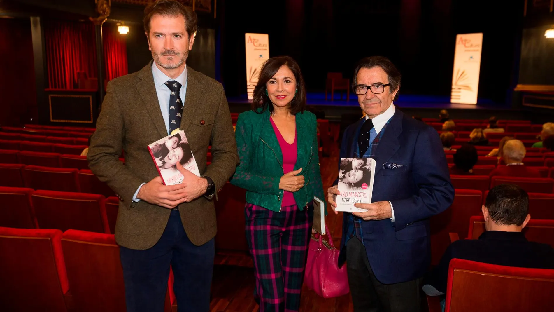 Fernando Conde, Isabel Gemio y Enrique Cornejo