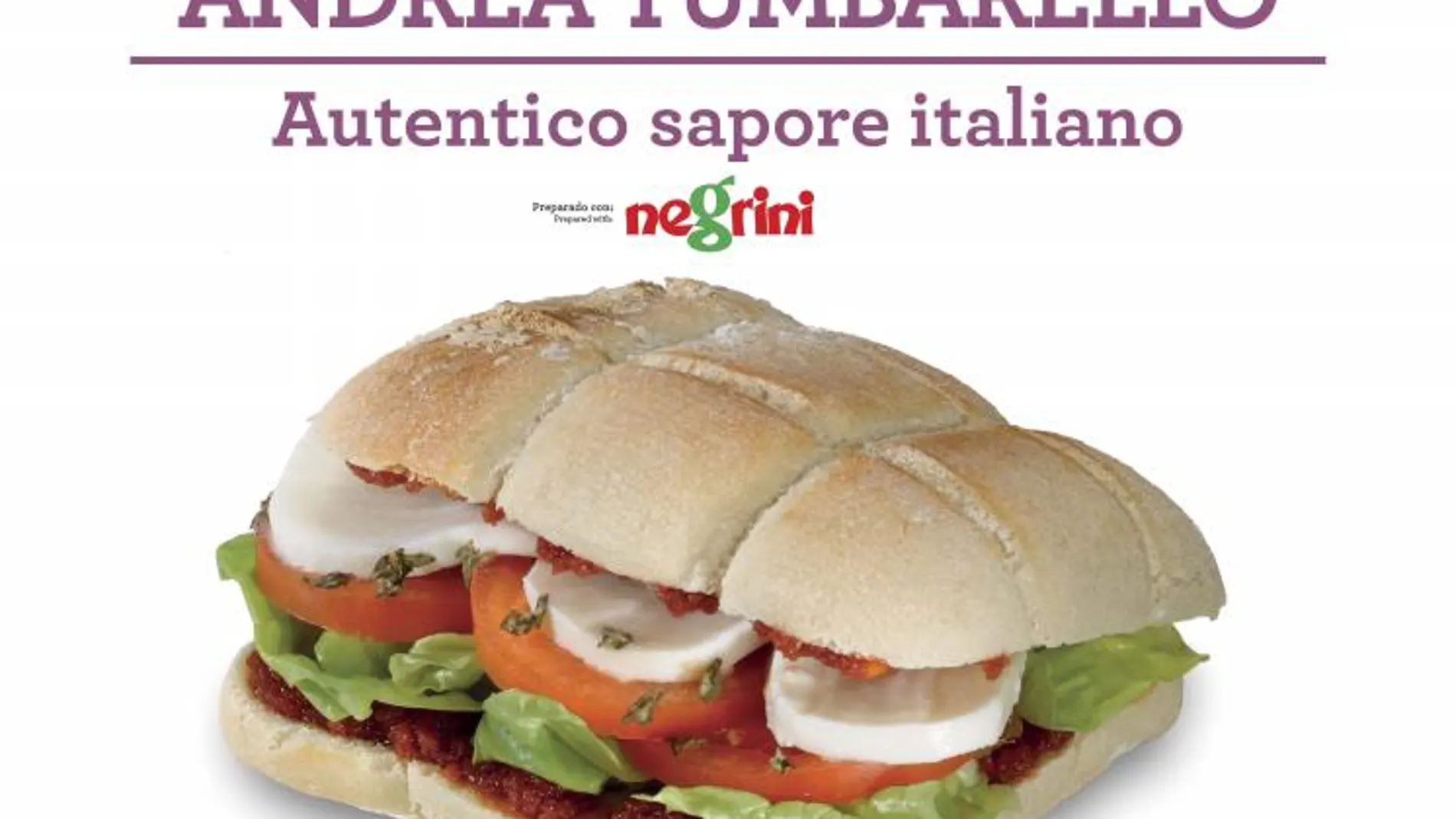 Tumbarello crea un panino con "sapore"italiano para Autogrill