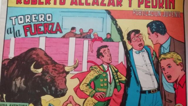 Imágenes de la exposición «Del ruedo al cómic. Toros y toreros entre Supermán y Rompetechos», que podrá visitarse hasta el 26 de octubre en la Sala Orive