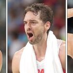 Rudy Fernández no podía ocultar la decepción por la derrota frente a Estados Unidos. Pau Gasol estaba decepcionado y algo dolorido, pero también con ganas de jugar el último choque. Nikola Mirotic estaba decepcionado y algo dolorido, pero también con ganas de jugar el último choque