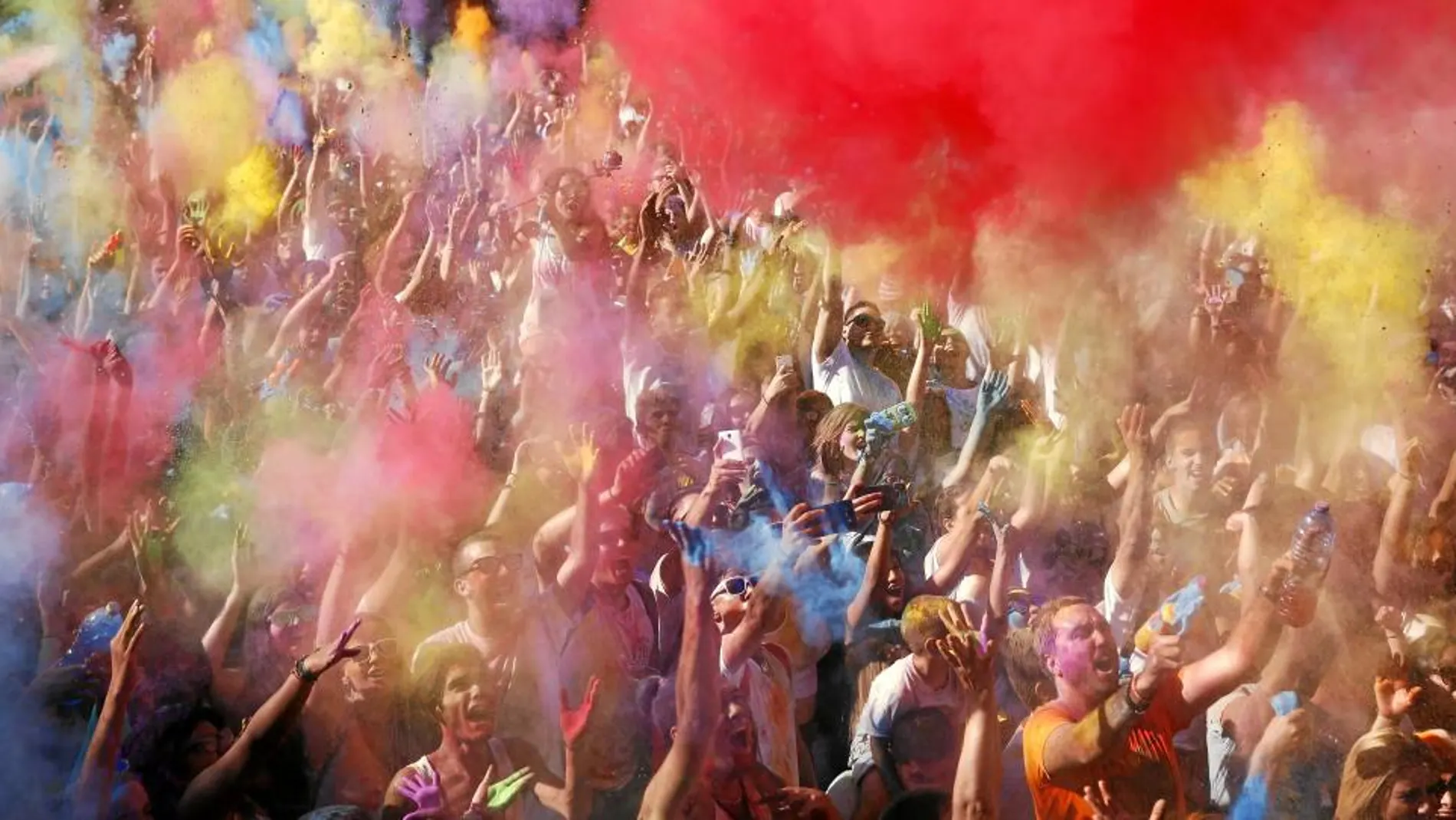 La plaza de Agustín Lara fue el escenario de la colorida fiesta donde también hubo espacio para bailes de Bollywood