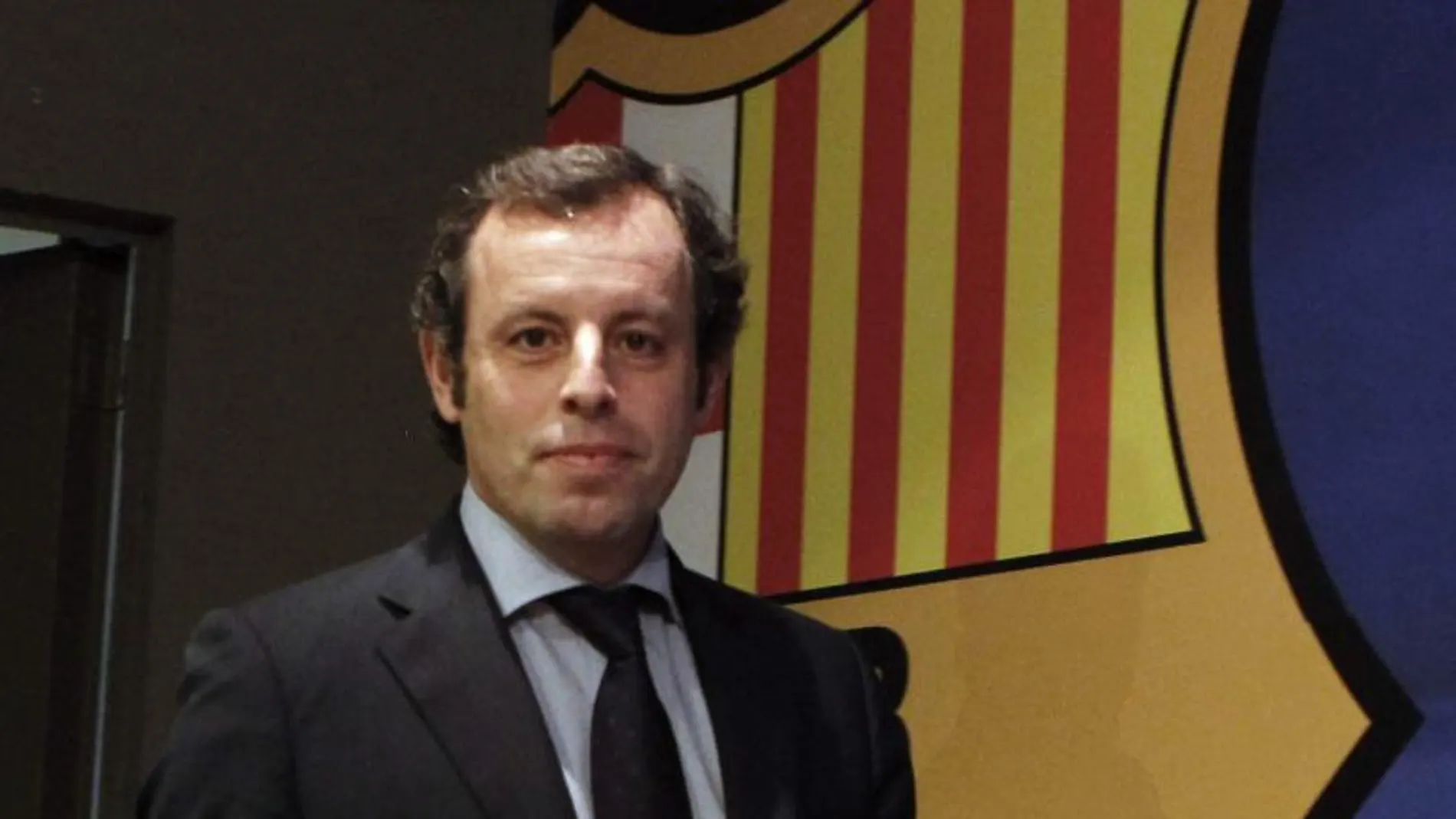 Sandro Rosell, en su época como presidente del F.C. Barcelona