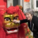 La primera ministra británica, Theresa May, durante su visita a China/Efe