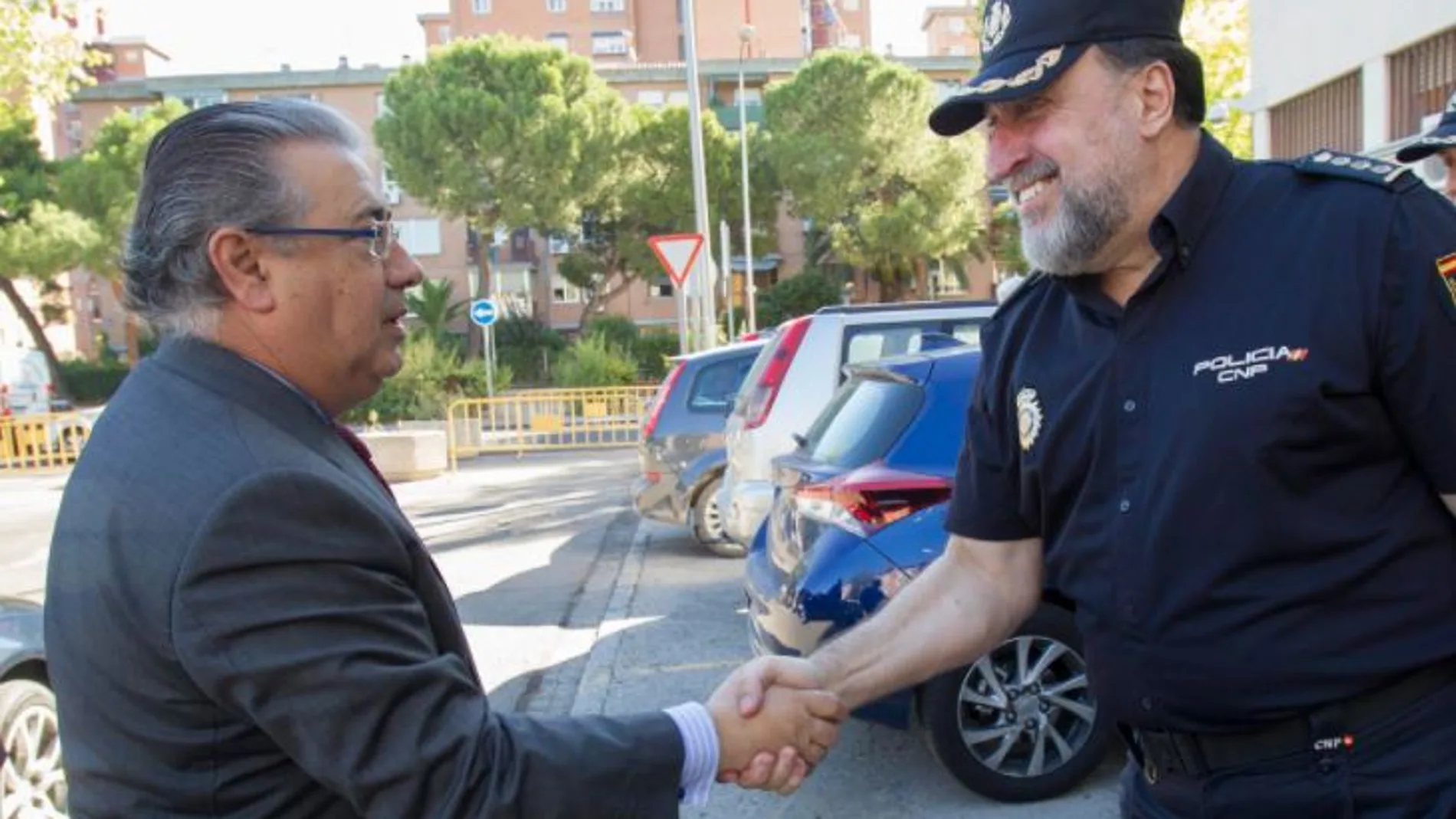 Juan Ignacio Zoido con Germán Rodríguez Castiñéira