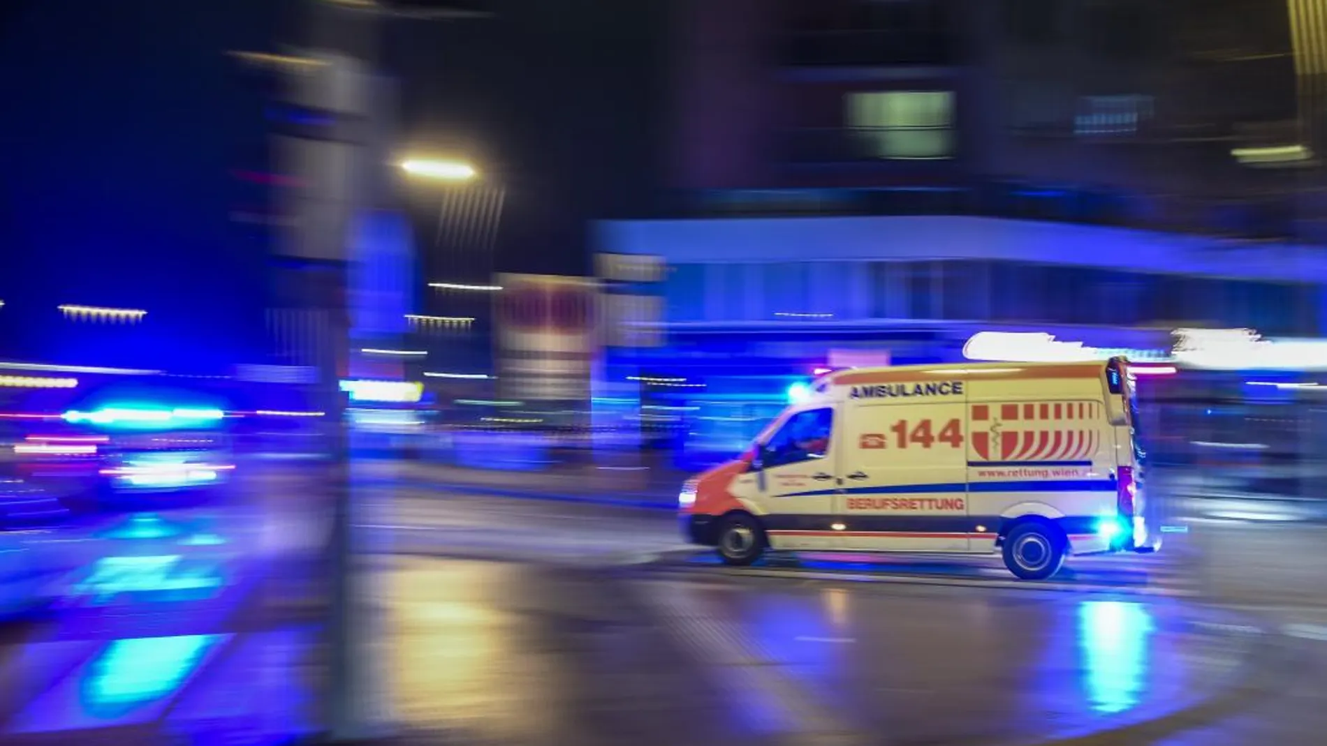 Ambulancia en Viena el pasado miércoles