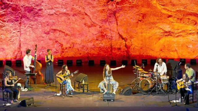 Una imagen de una actuación en el anfiteatro del Grec de Barcelona durante el festival del pasado año