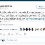 El tuit suma hasta el momento, más de 3 500 retuits y más de 5 600 me gusta.