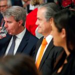 El ex presidente de la Comunidad de Madrid y candidato de Ciudadanos en el desayuno informativo protagonizado hoy por Albert Rivera