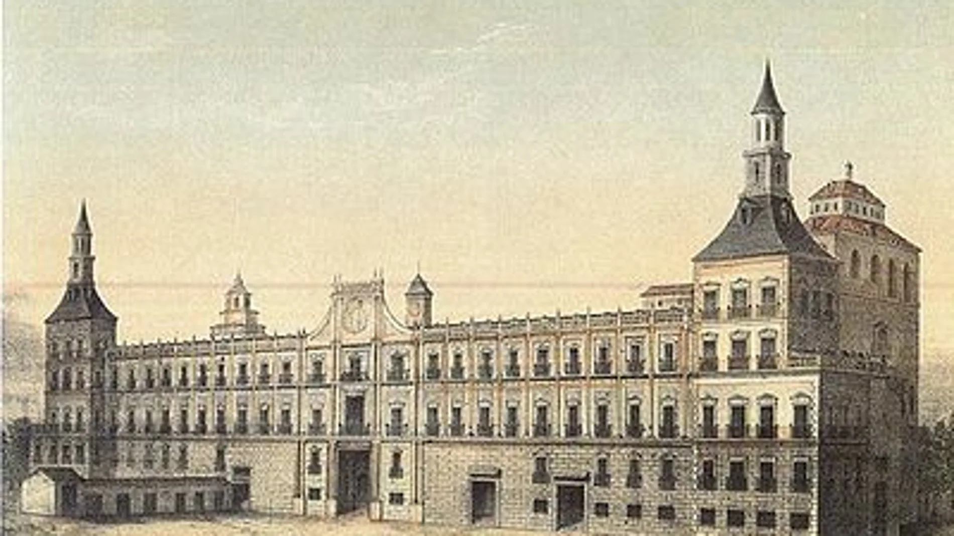El Real Alcázar de Madrid hacia 1710